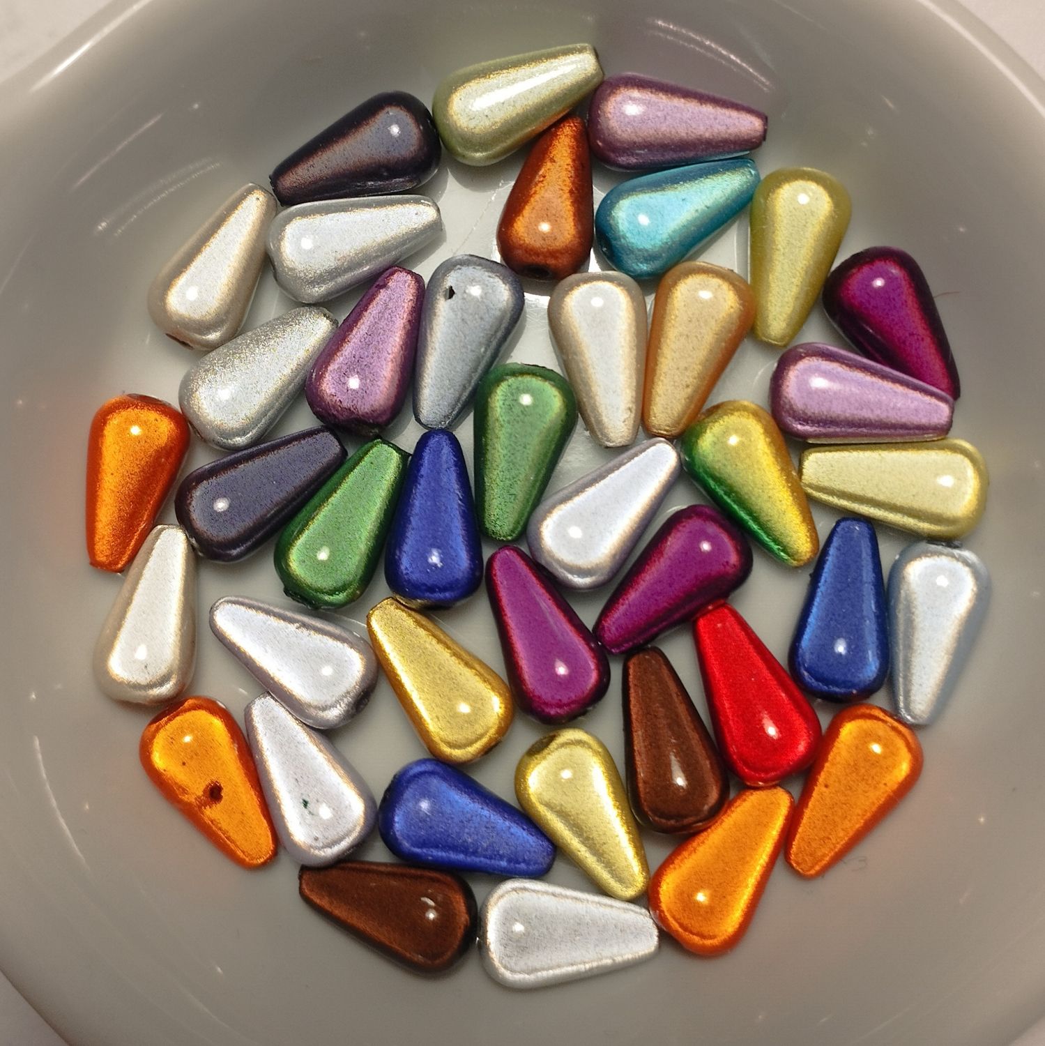 40 perles miracles en forme de goutte