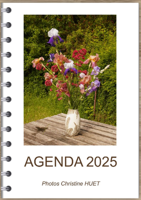 Agenda gros caractères 2025