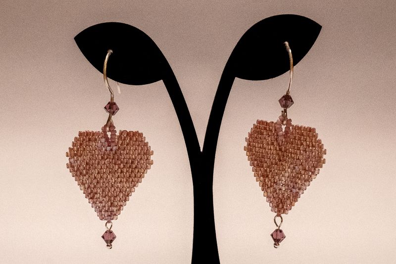 Boucles d'oreille coeur