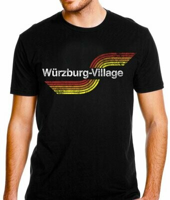 Shirt Vintage Würzburg Village Color Stripes