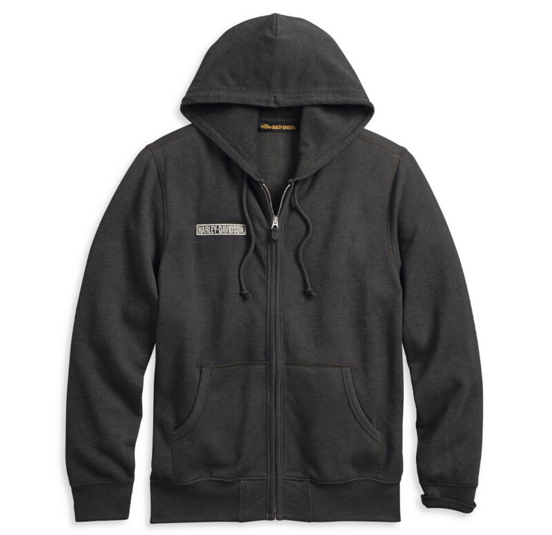 Hoodie - Hoodie - "Distressed Print Engine Hoodie" - 96155-20VM