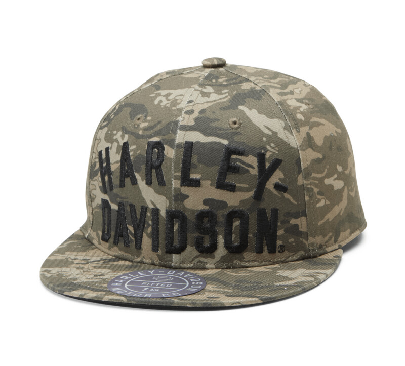 Harley-Davidson Staple Novelty Cap Camo – Green Men Harley-Davidson Staple Novelty Cap Camo – Green Men