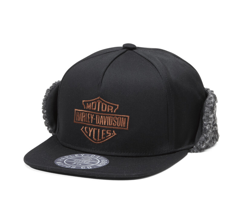 Harley-Davidson Midwest Flap Hat Men Harley-Davidson Midwest Flap Hat Men