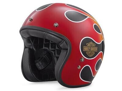 Harley-Davidson Retro Flame B01 3/4-Helm