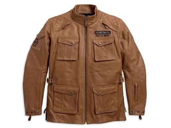 Harley-Davidson Lederjacke "Wheeler Waterproof 3/4"