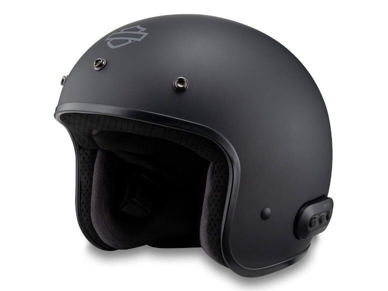 Harley-Davidson Jethelm Fury Matte Black (Sena) Harley-Davidson Jethelm Fury Matte Black (Sena)