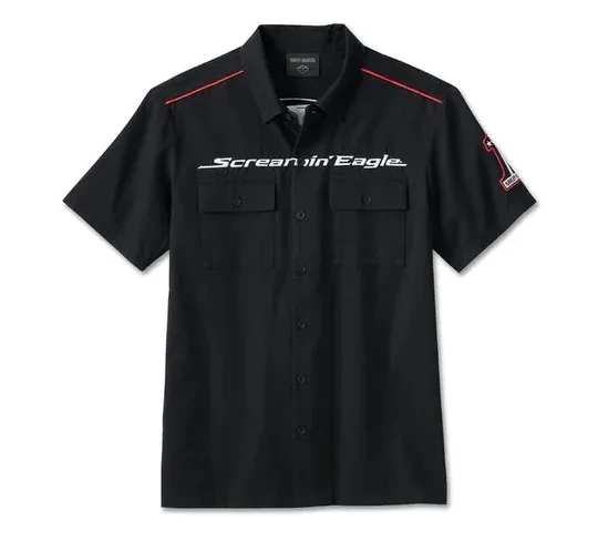 Harley-Davidson Shirt Woven Black Screamin`Eagle Harley-Davidson Shirt Woven Black Screamin`Eagle