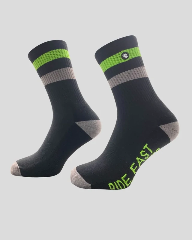 RIDING CULTURE Socks RIDING CULTURE Socks "Ride Fast" Green/Grey