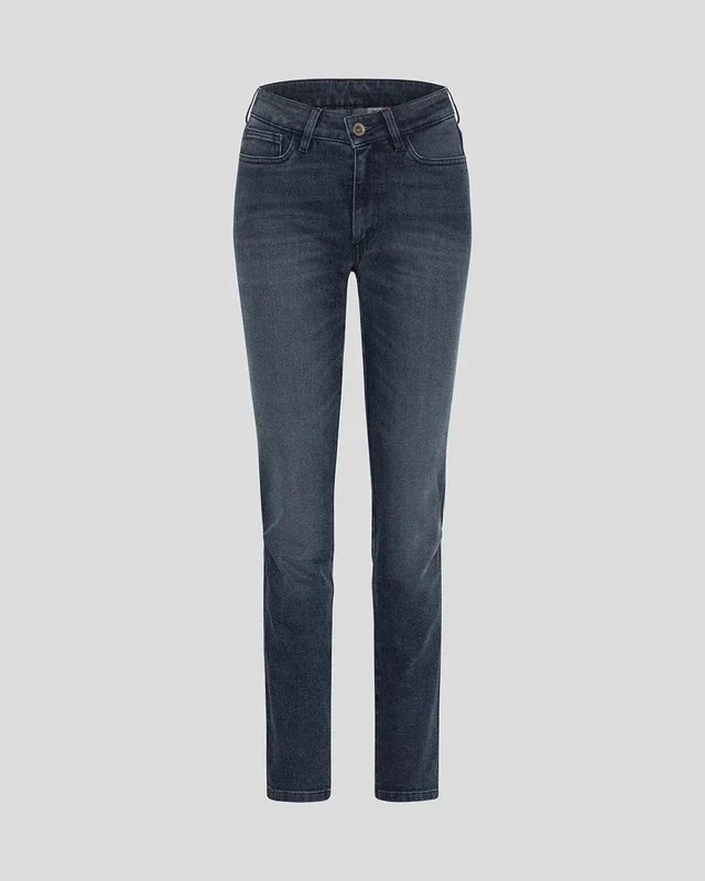 ROKKERTECH ROKKERTECH "Mid Straight Blue" Motorradjeans Women