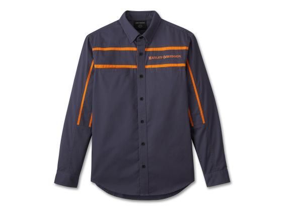 Harley-Davidson Langarmhemd Harley-Davidson Langarmhemd "Dark Blue"
