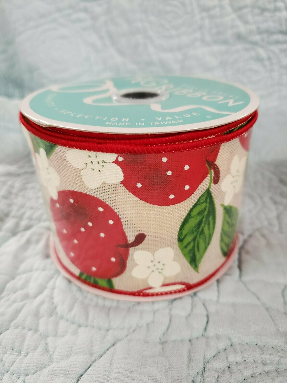 Apple Ribbon 2.5" x 10 Yards