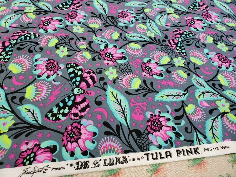 RARE Tula Pink De la Luna Venus in Spirit-Price Per 18" x 22" Fat Quarter