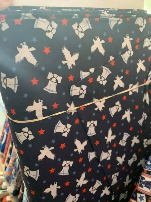 Patriotic Fabric-Price Per Yard