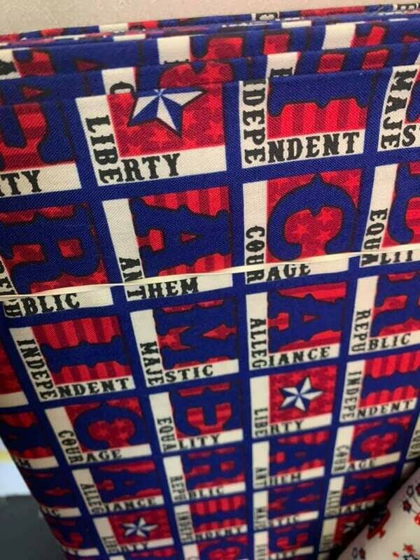 Patriotic Fabric-Price Per Yard