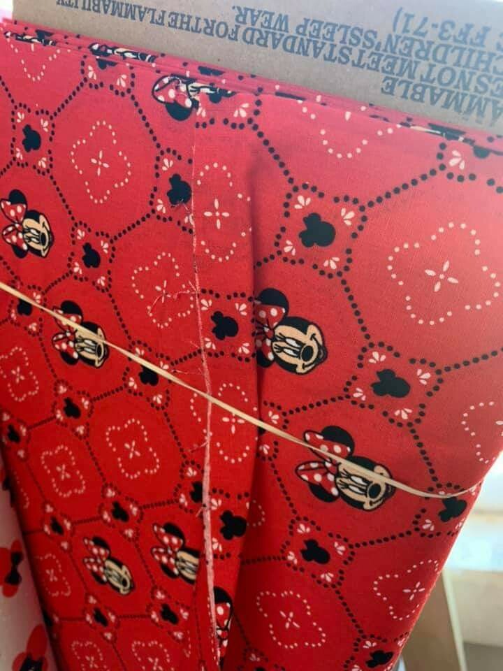 Minnie Mouse Smiles Fabric-Price Per Yard