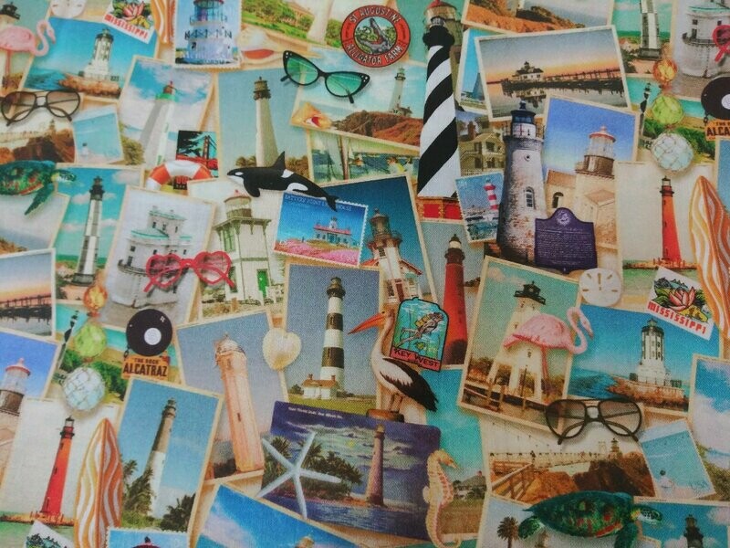 Springs Creative-Southern Lighthouse Fabric
