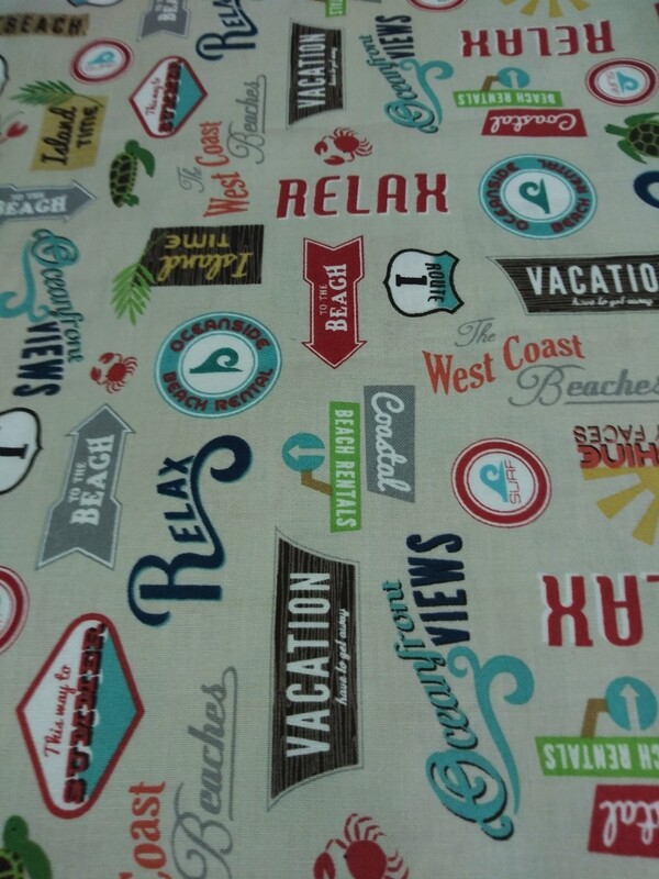 Riley Blake Offshore 2 Fabric-Tan-Price Per Yard