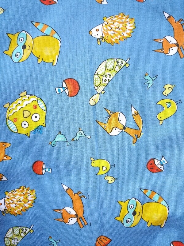 Free Spirit Fox Playground Fabric-Price Per Yard