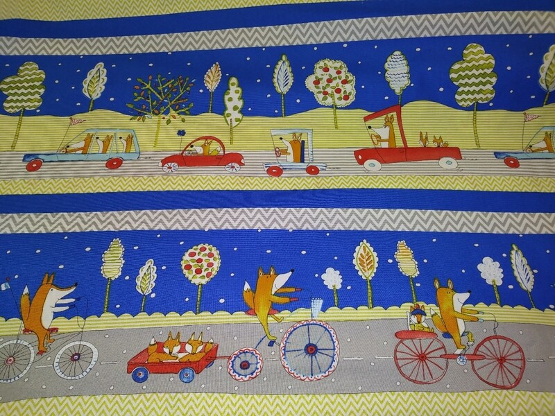 Free Spirit Fox Playground Fabric-Price Per Yard