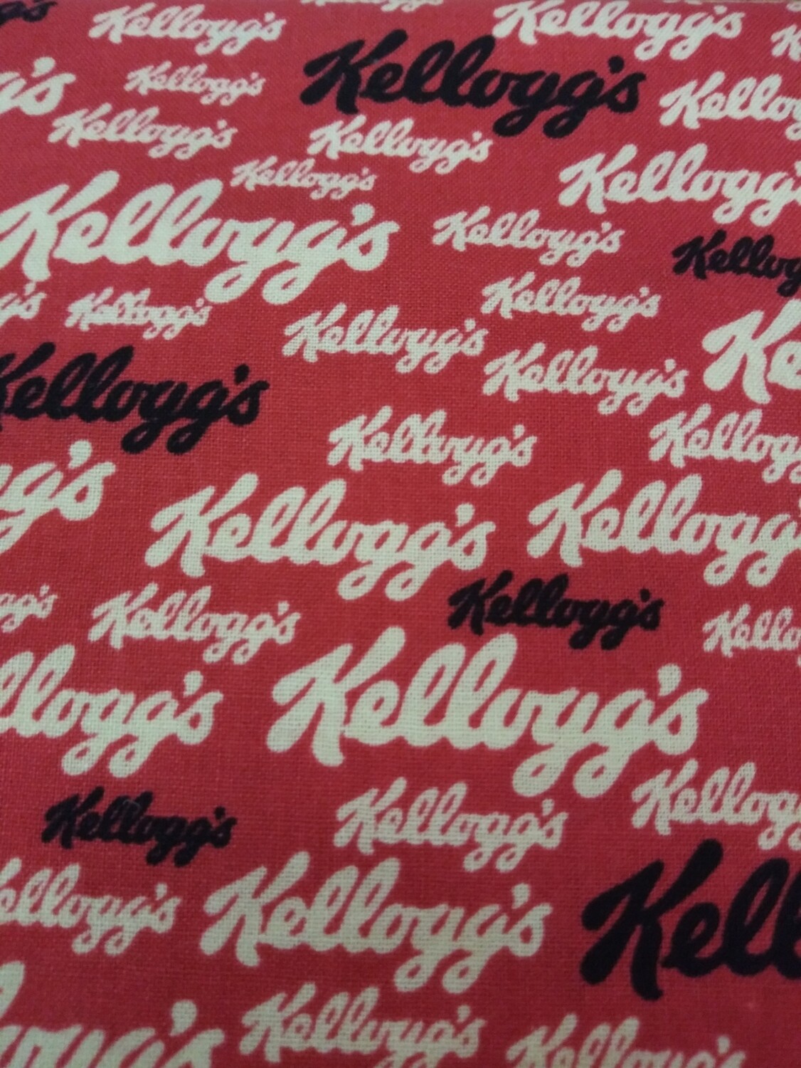 Kellogg's Logo Fabric