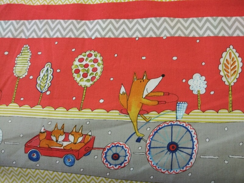 Free Spirit Fox Playground Fabric-Price Per Yard