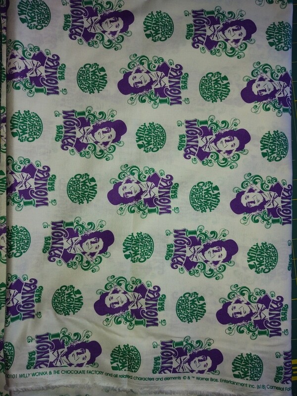 Willie Wonka Fabric by the yard