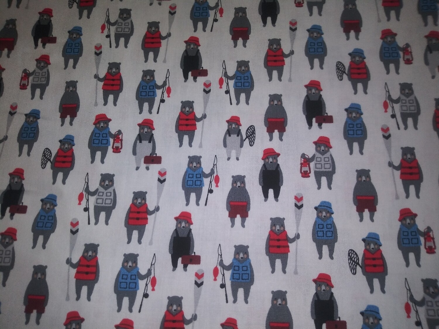 Robert Kaufman Andie's Minis Bear Fabric-Price Per Yard