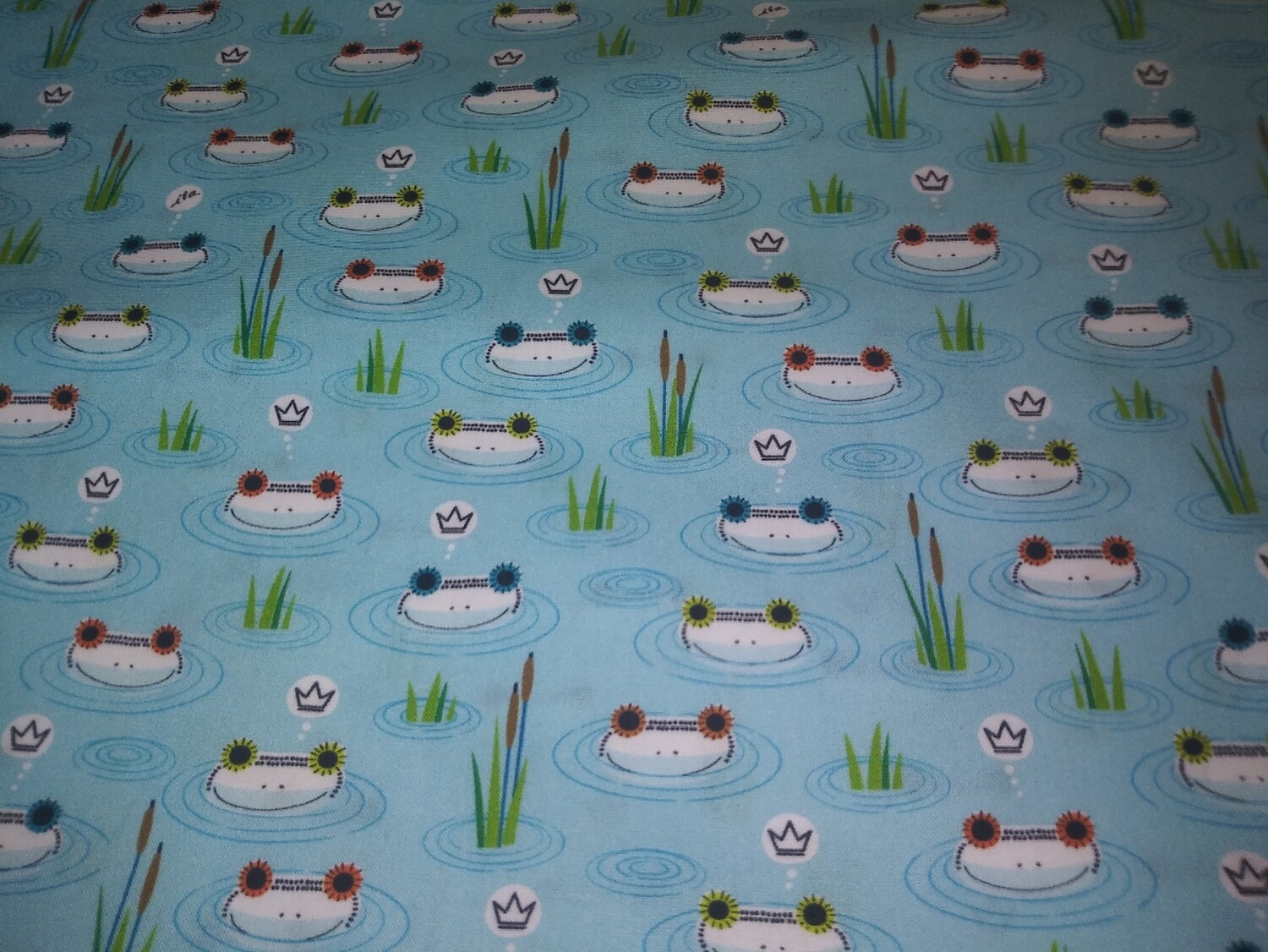 Ink and Arrow Fabrics-Frog in Pond-Price Per Yard