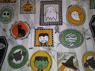 Boos & Ghouls by Alicia Jacobs Dujets for Ink & Arrow 35 Inches