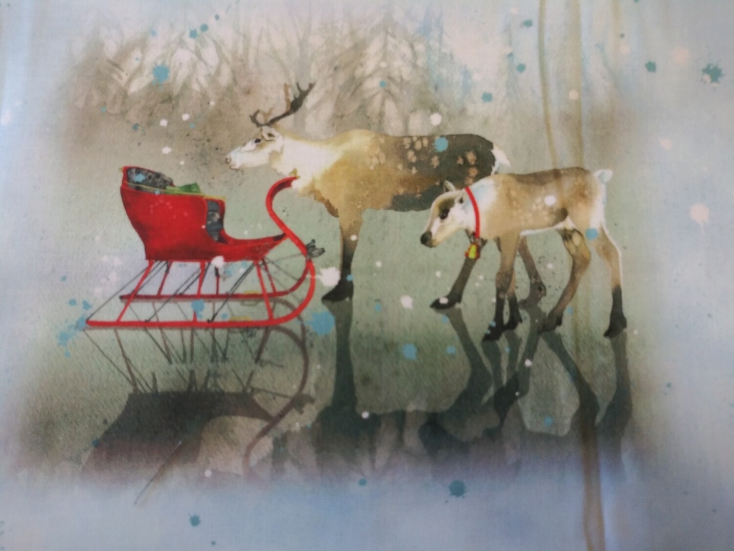 Reindeer Print-Quilting Treasures