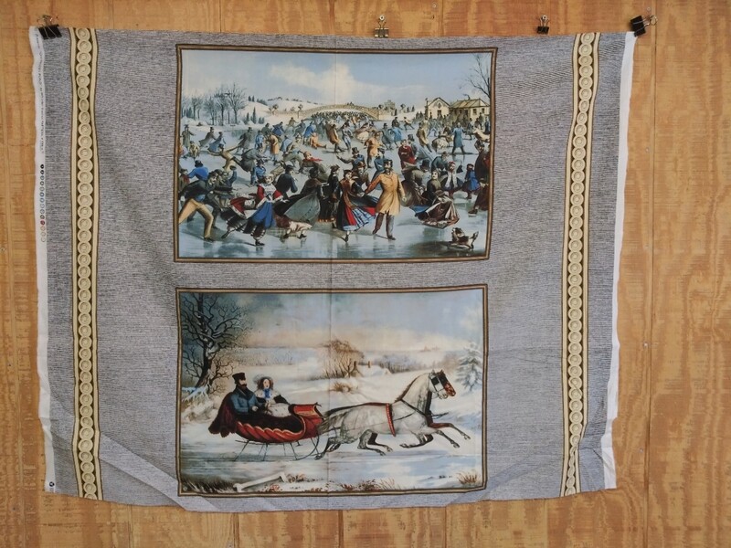 On Frozen Pond by Whistler Studios Panel 36" x 44"