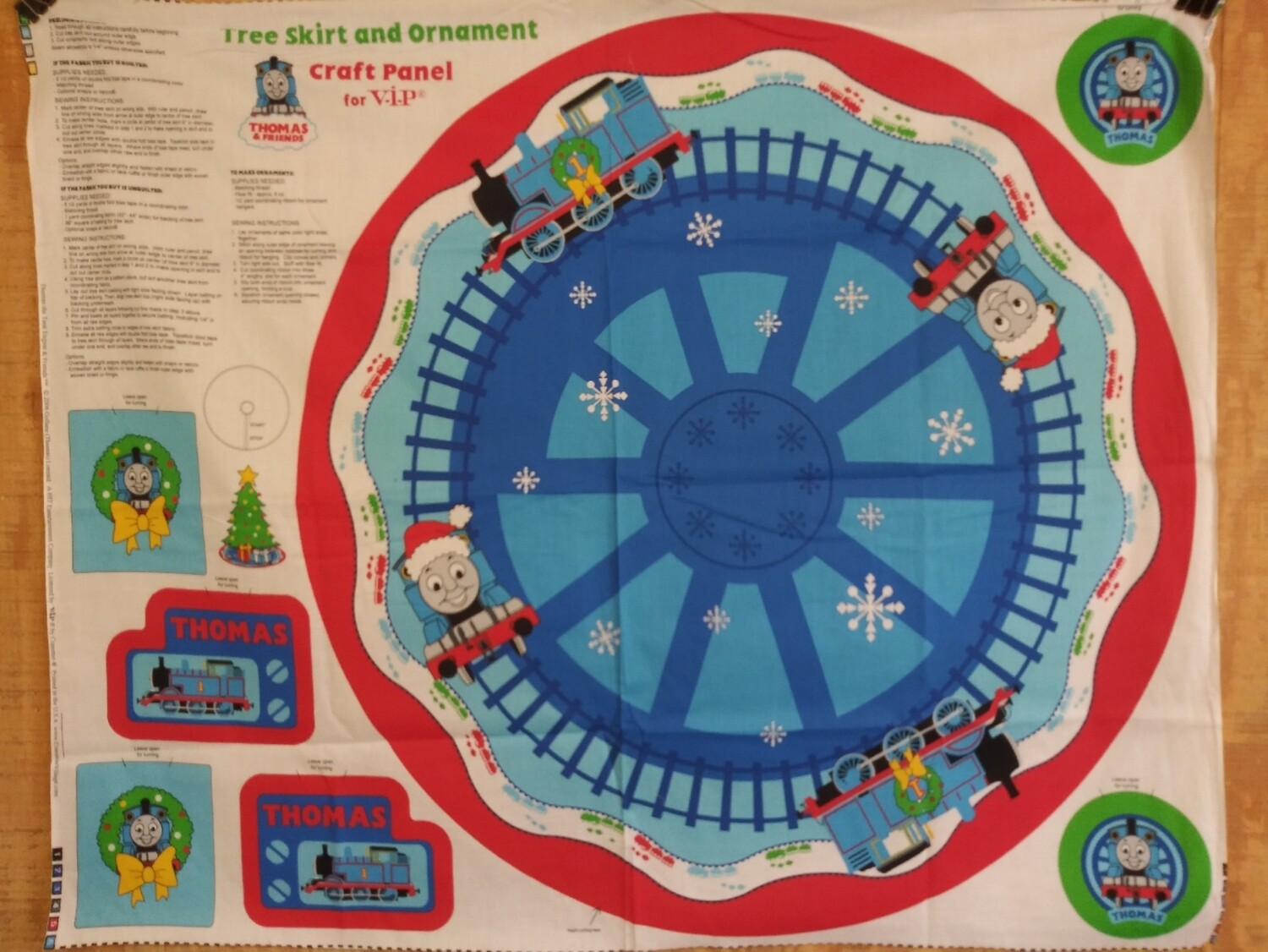 Thomas and Friends Tree Skirt Panel 36 " x 44"