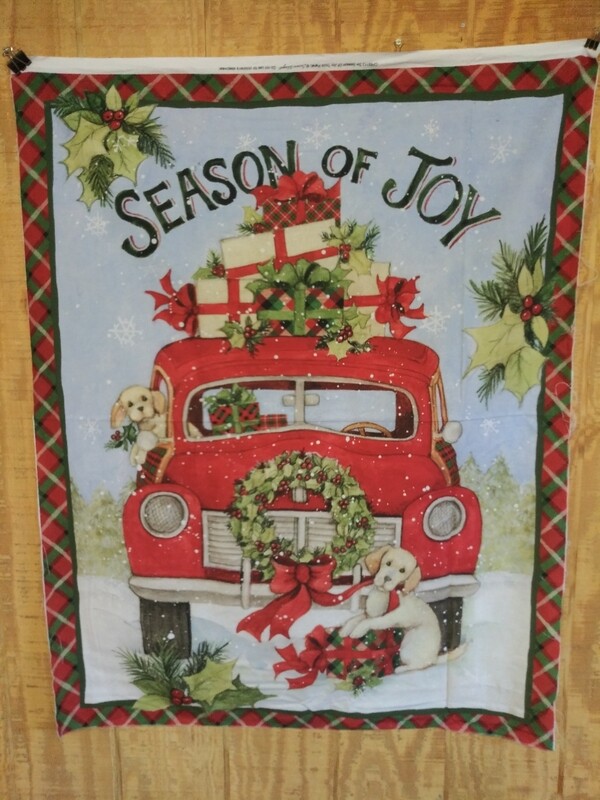 Season of Joy Truck Panel 36 Season of Joy Truck Panel 36" x 44"