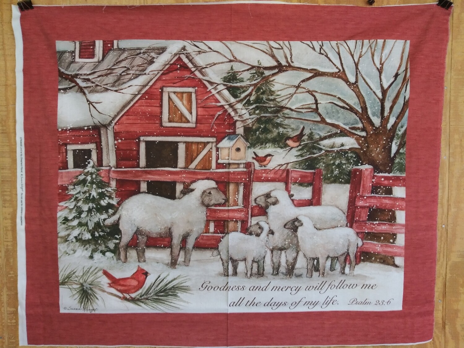 Lord is My Shepherd Panel 36" x 44"