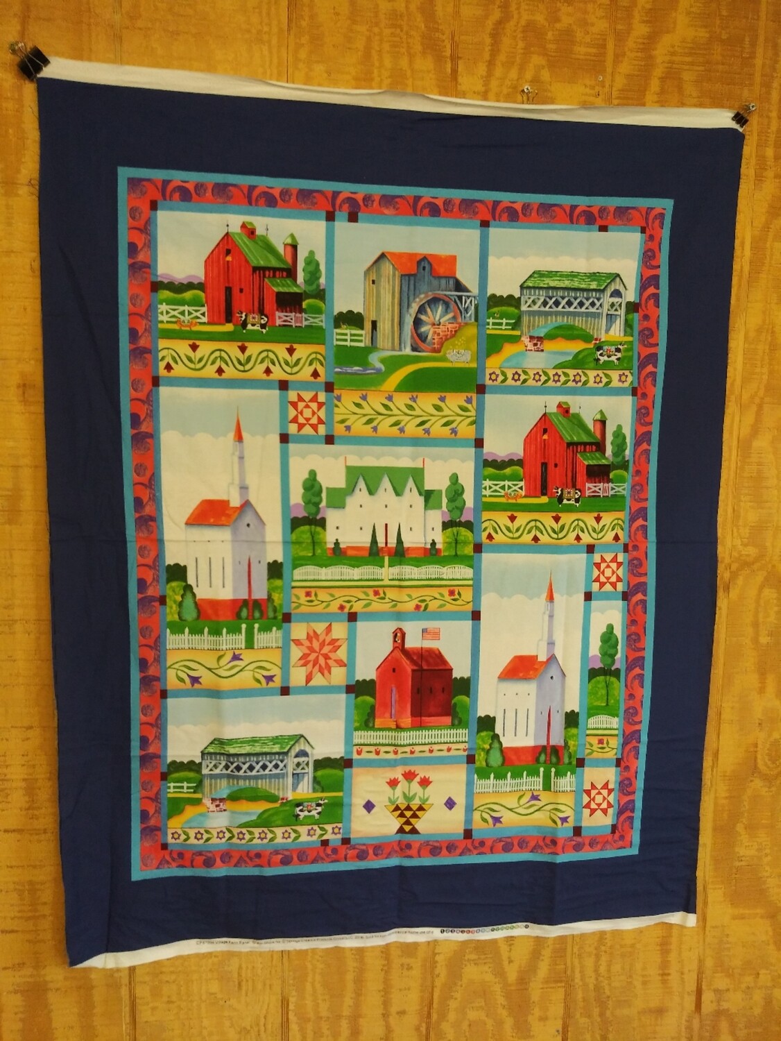 Village Farm Panel Jim Shore 36" x 44"
