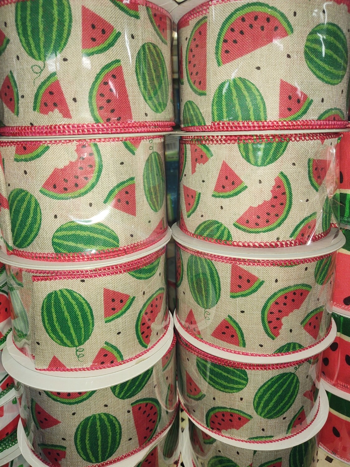 Watermelon Ribbon 2.5" x 10 yds