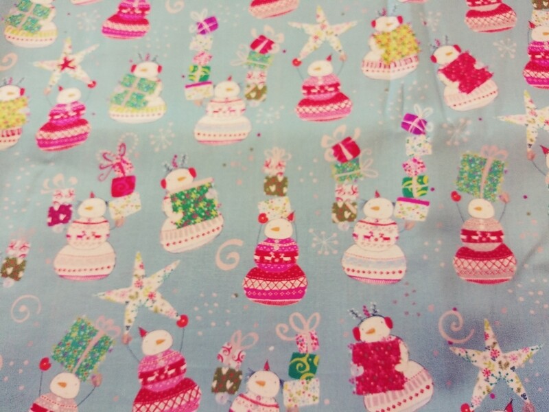 Snowman Fabric by Turnowsky for QT Fabrics-Price Per Yard