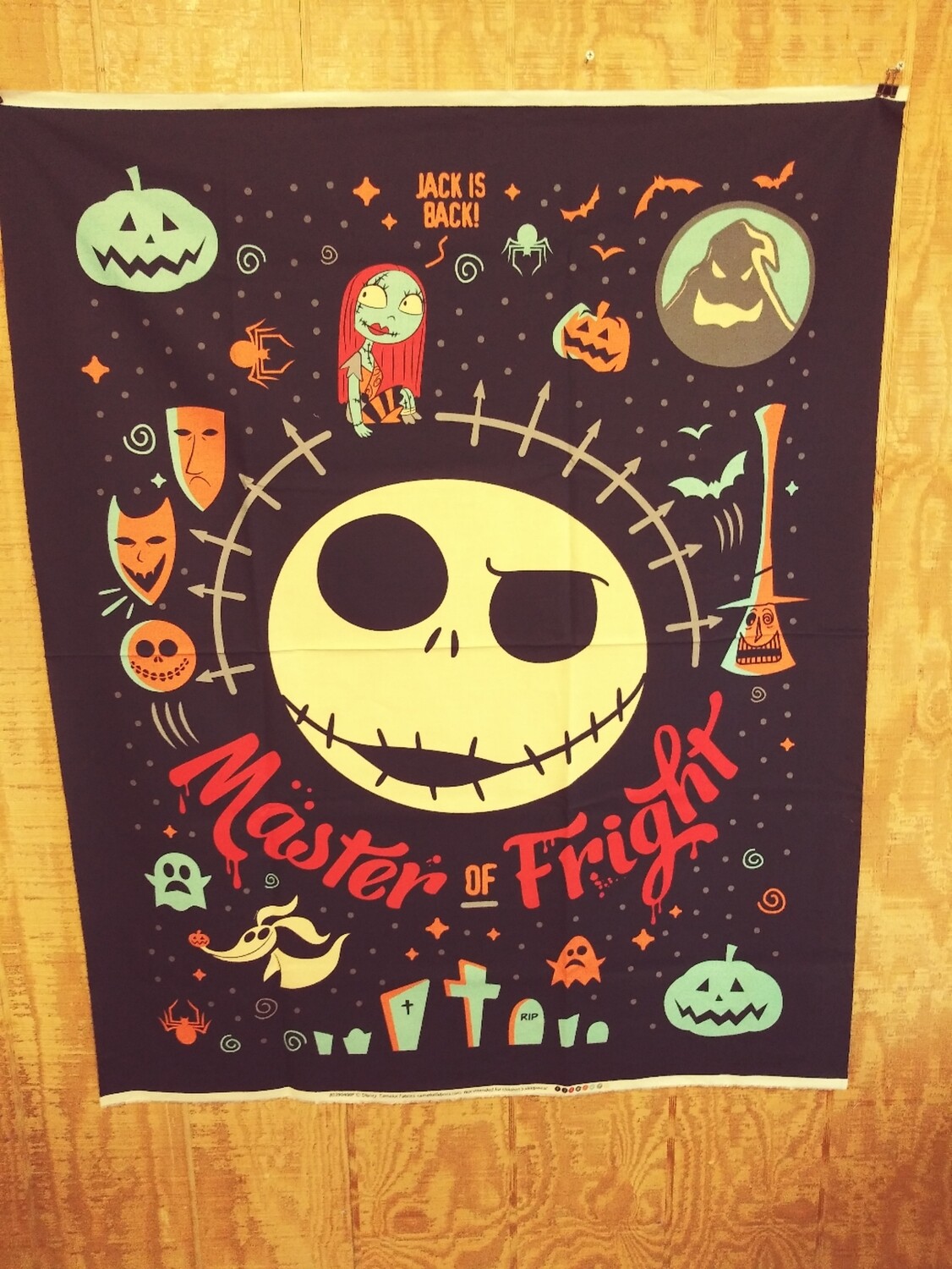 Jack Skellington, Master of Fright Panel 36" x 44"