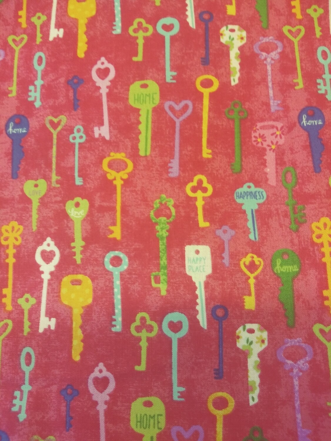 Key Print Fabric-Price Per Yard