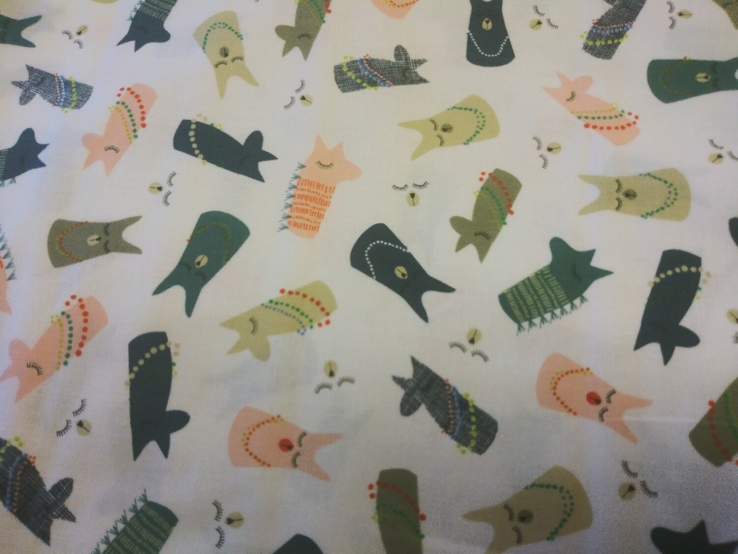 Alpaca Picnic by Studio 8 for Quilting Treasures-White-Price Per Yard