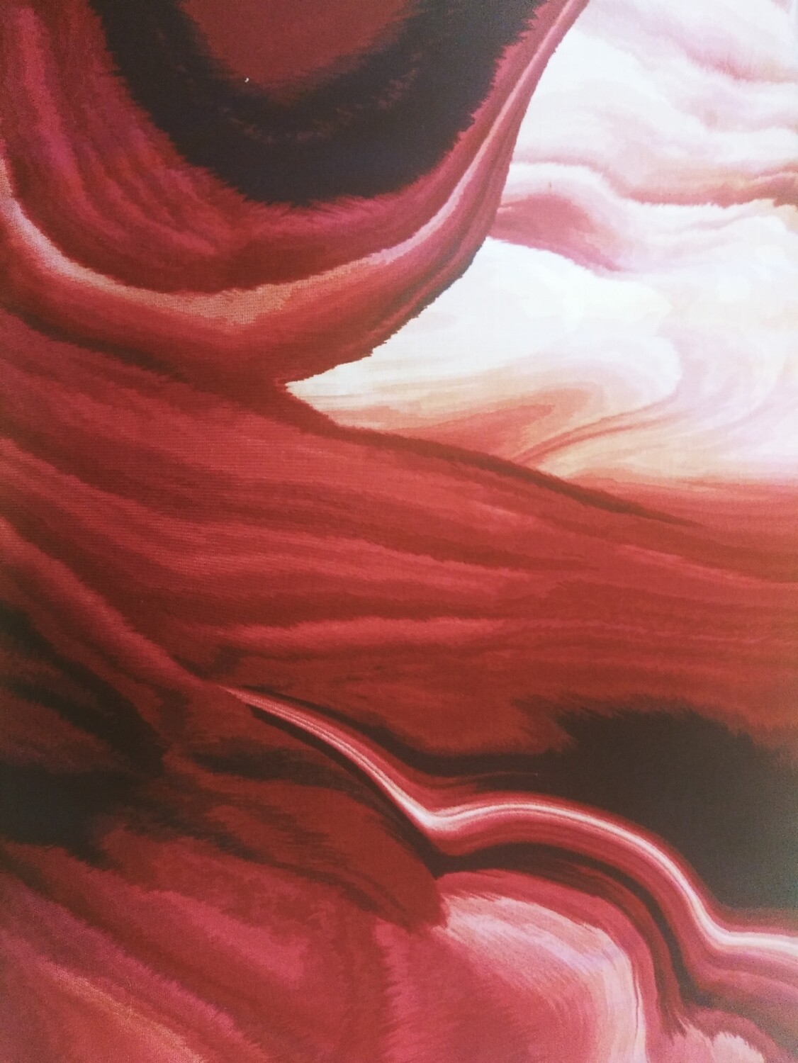 Glacier by Caryl Bryer Fallert-Gentry for Benartex-Ruby-Price Per Yard