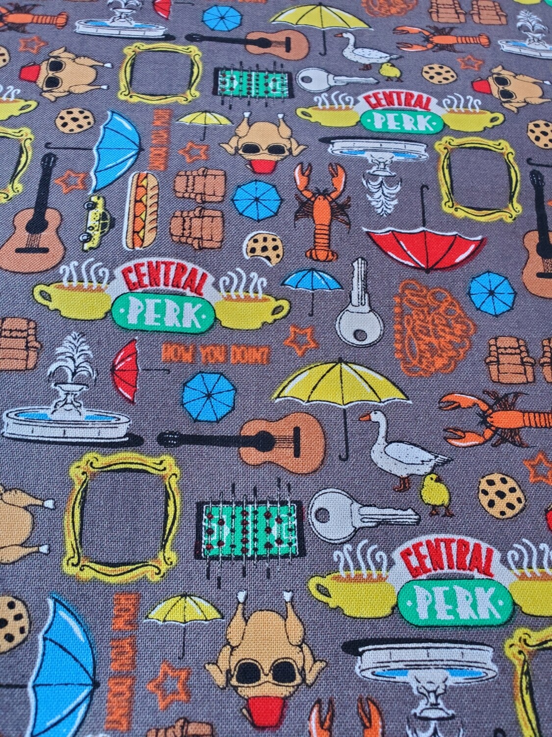 Friends The Television Series liscensed by Warner Brothers for Camalot Fabrics