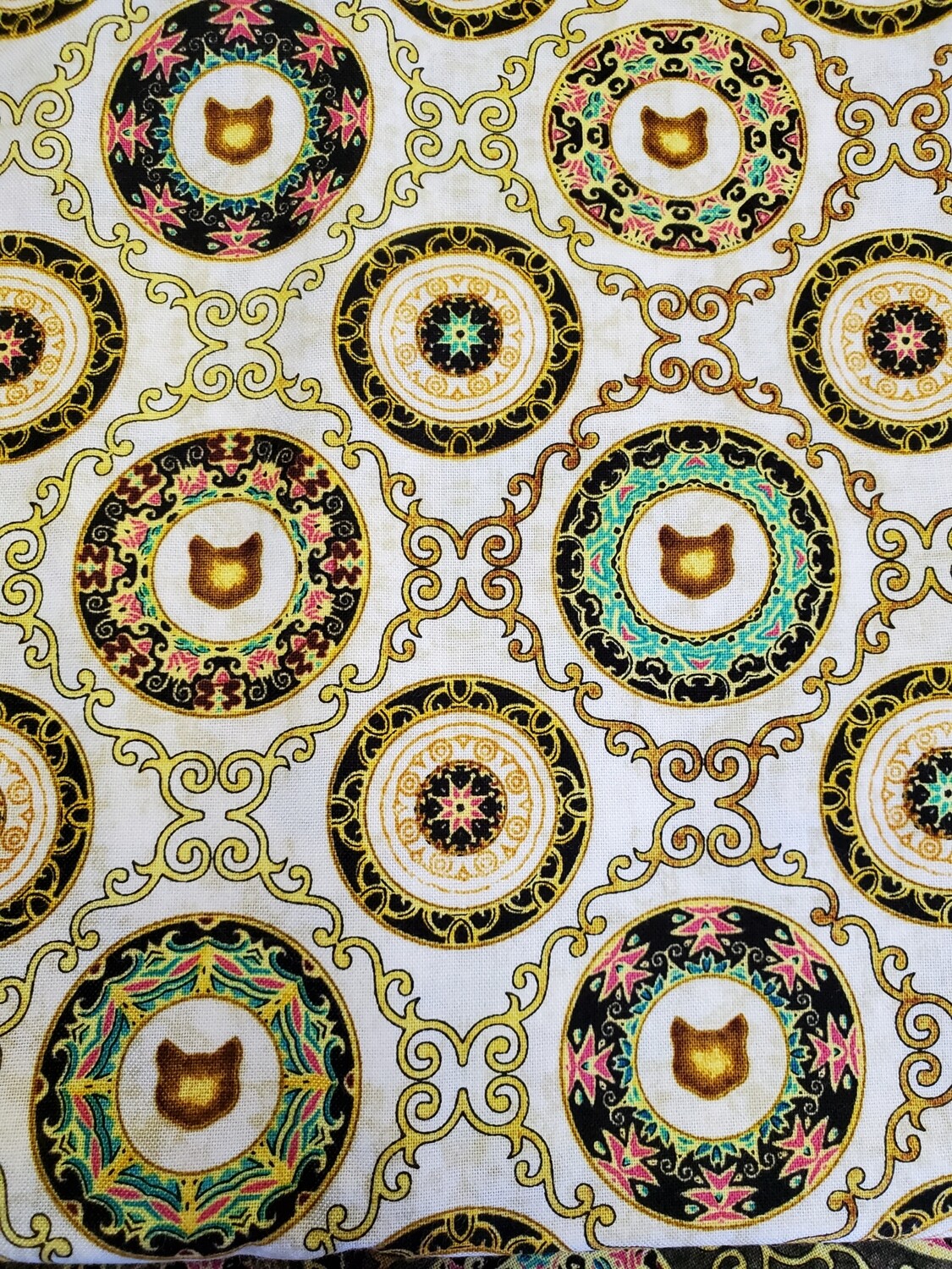 Purr-Suasion Cat Diamond Royal by Dan Morris for Quilting Treasures