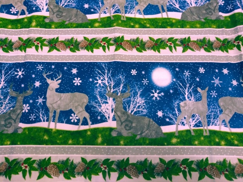 Under the Pines Border Print for Wilmington Prints-Price per Yard