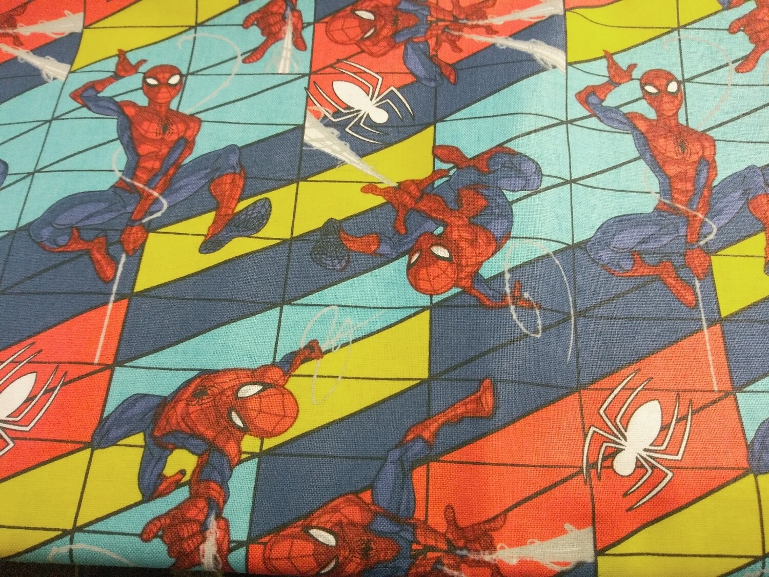 Spiderman Swing by Marvel for Springs Creative-Price per Yard