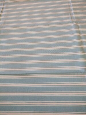 Honey & Cider, Stripe Cornflower Boundless Fabric by Bluprint