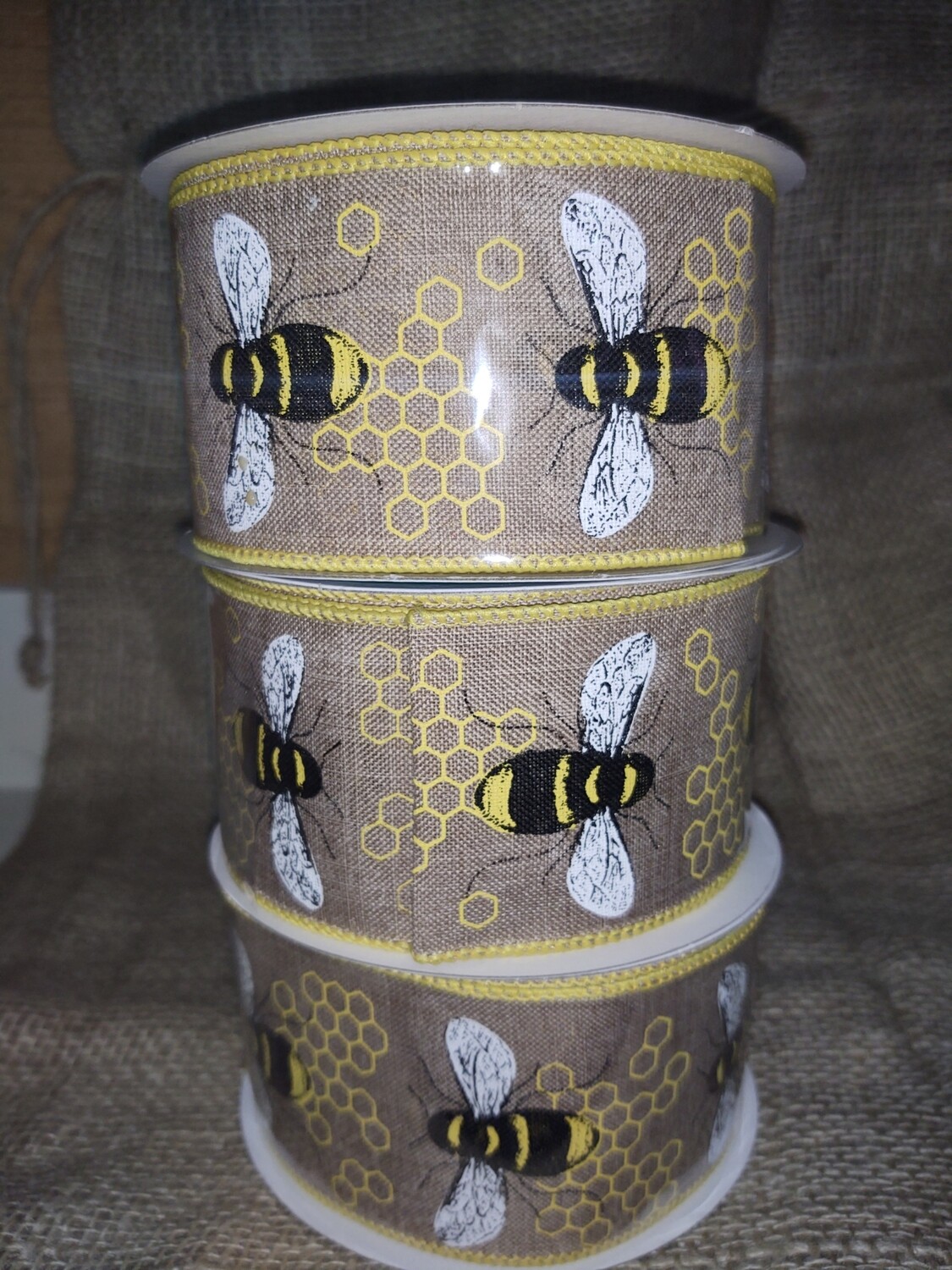 Bee Ribbon 2.5" x 10 Yards