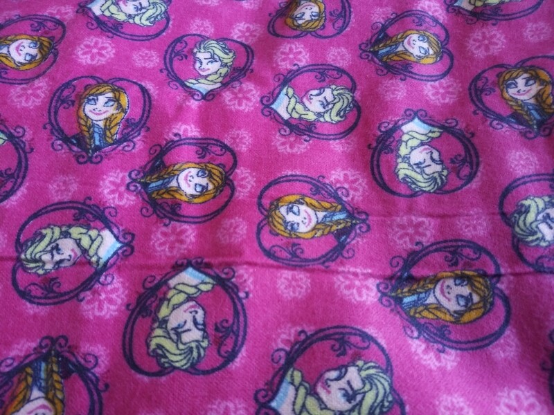 Sisters Set Heart Flannel by Disney for Springs Creative - 1 & 1/2 Yards - End of Bolt