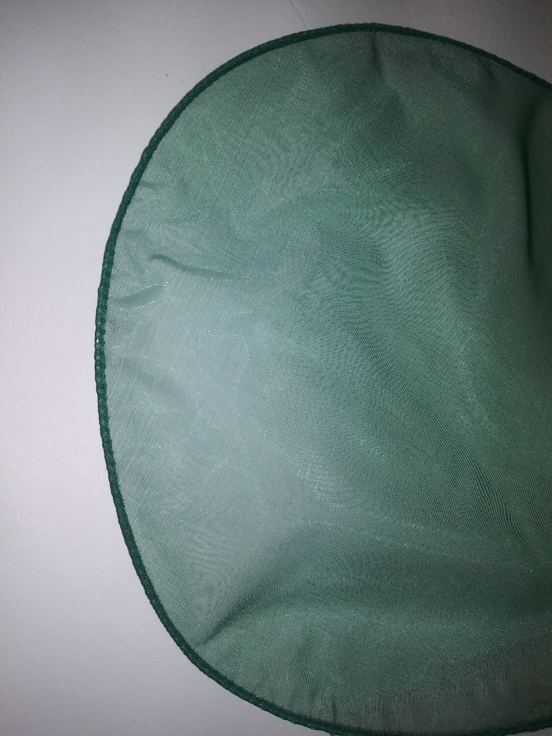 Hunter Green Sheer Wraps, 100% Nylon, 9" Diameter - Package of 12