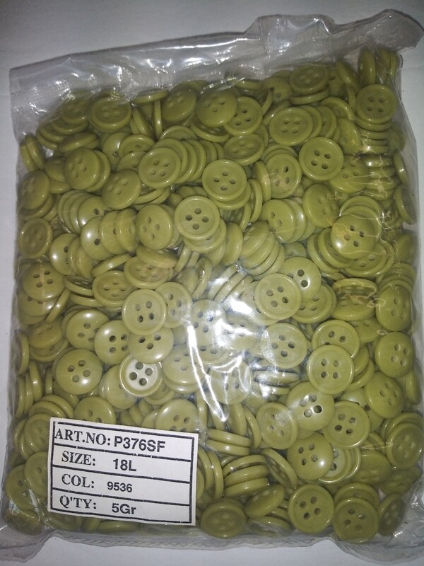 Buttons, 3/8" Diameter - Package of  720